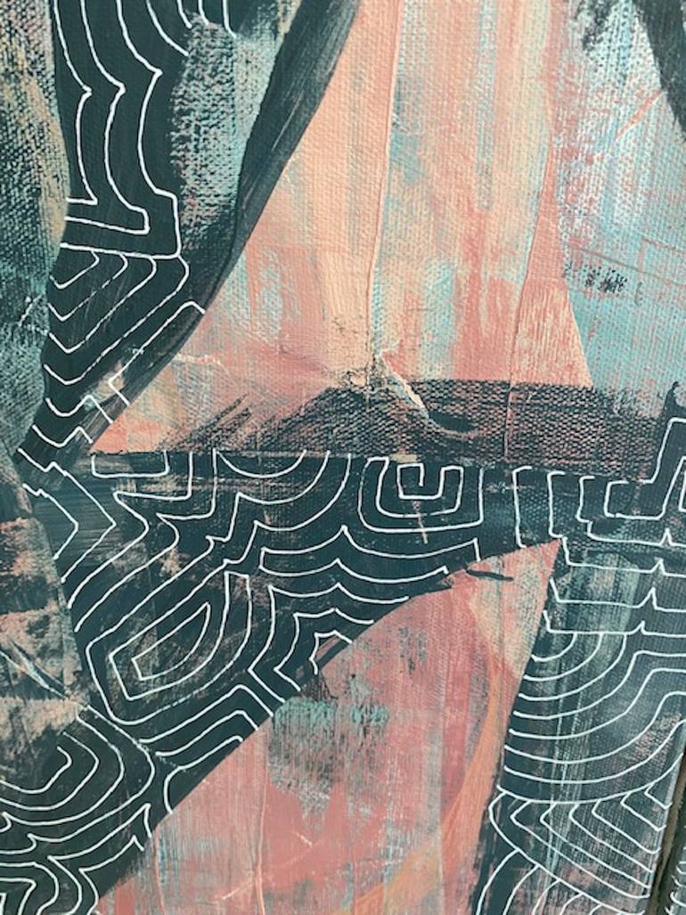 Original Abstract Expressionism Abstract Painting by Ashley Moss