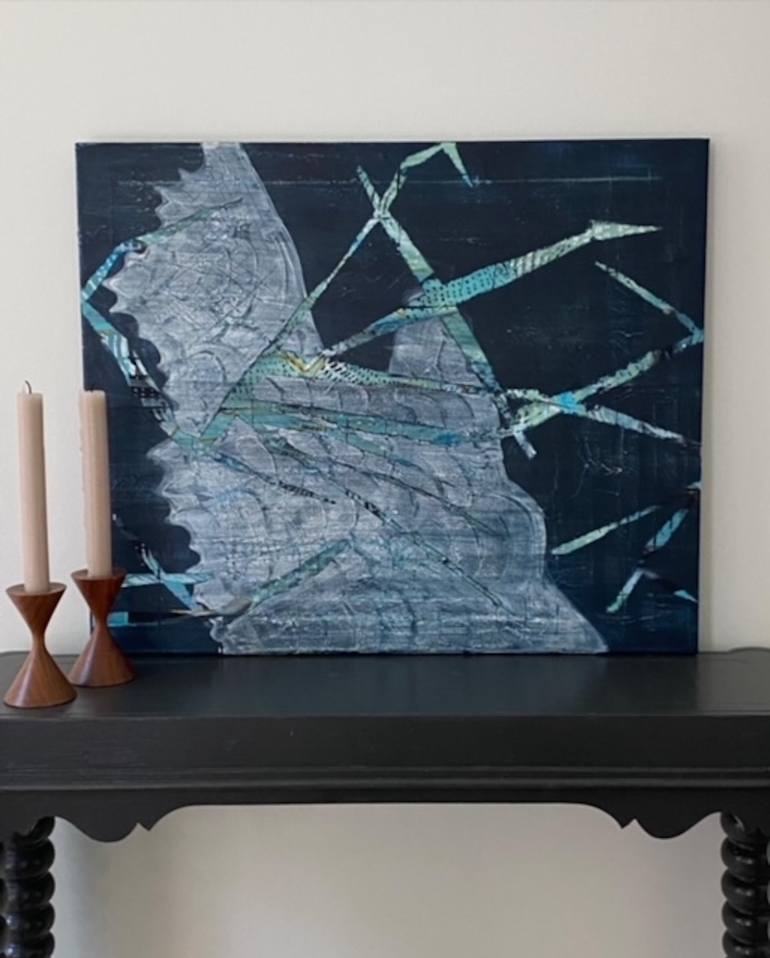 Original Abstract Expressionism Abstract Painting by Ashley Moss