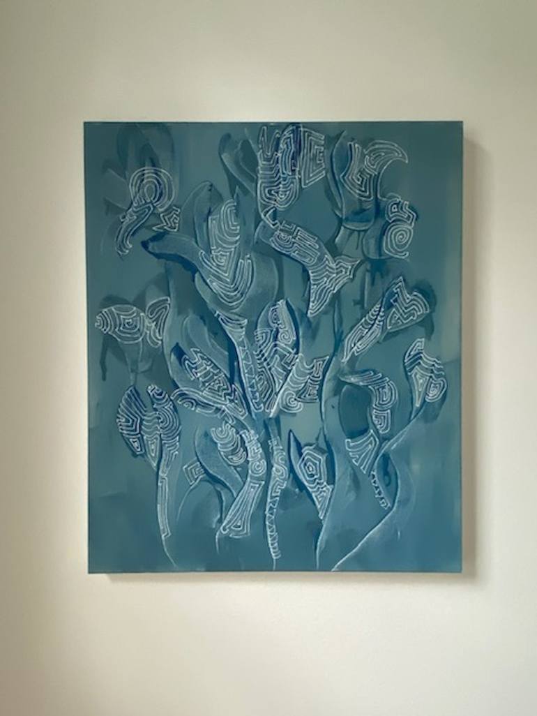 Original Floral Painting by Ashley Moss