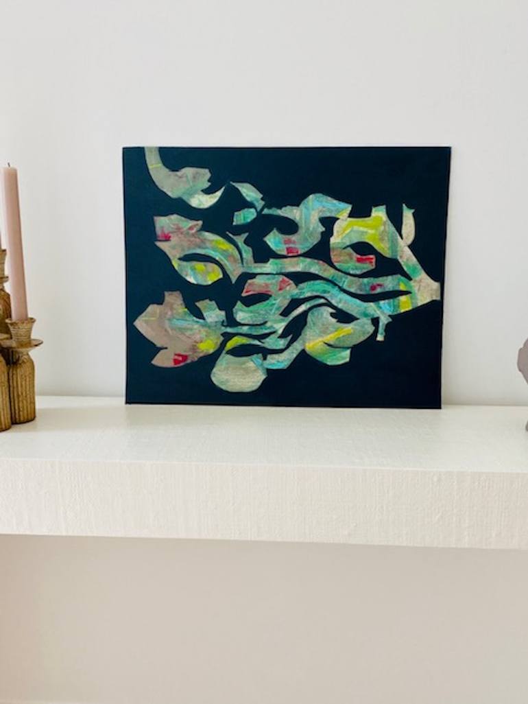 Original Abstract Floral Painting by Ashley Moss