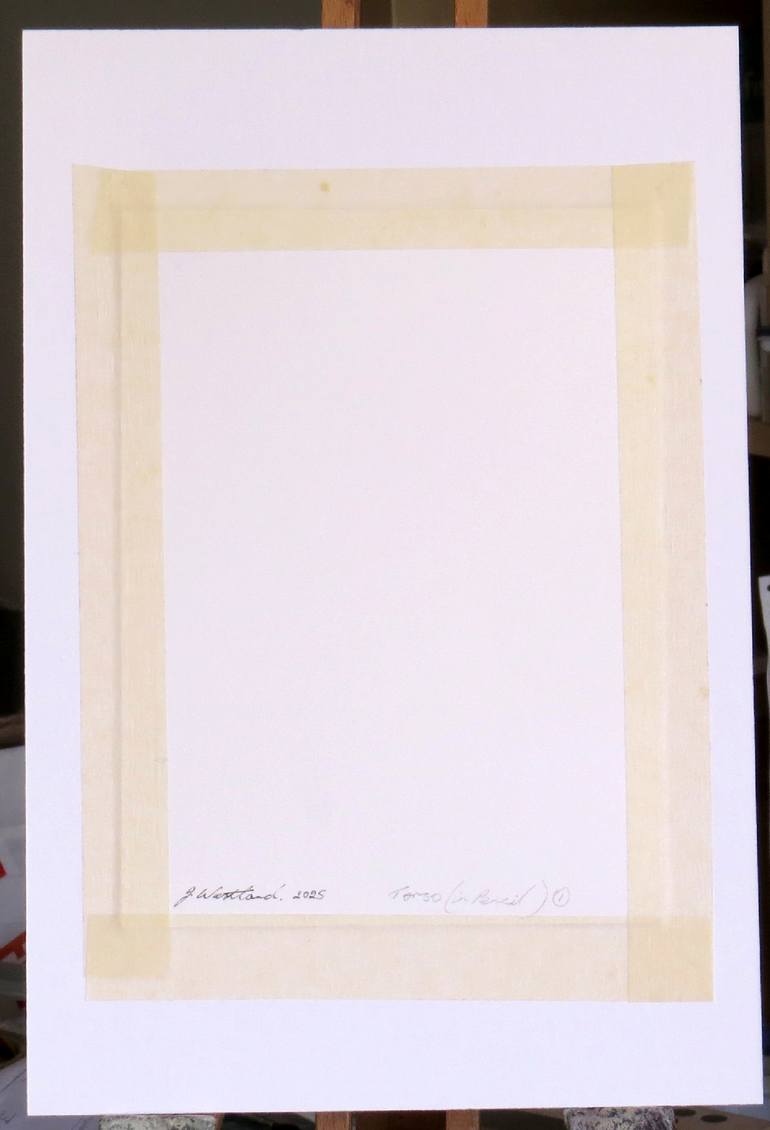 Original Black & White Nude Drawing by Jacqueline Westland