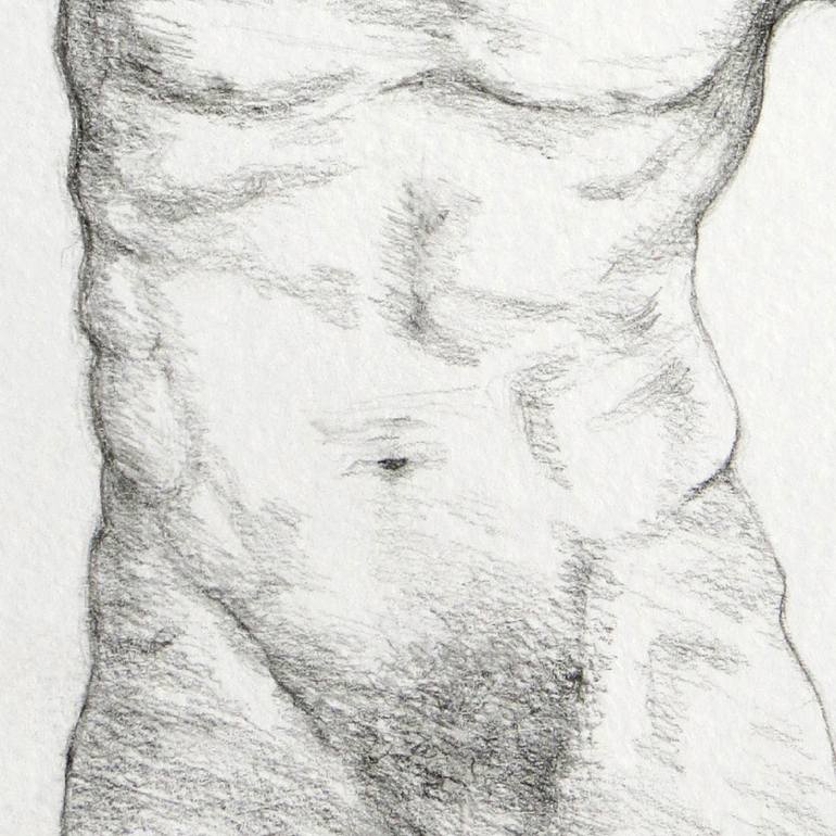 Original Black & White Nude Drawing by Jacqueline Westland