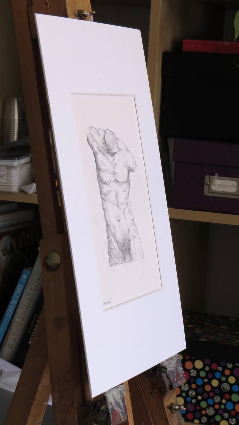 Original Black & White Nude Drawing by Jacqueline Westland