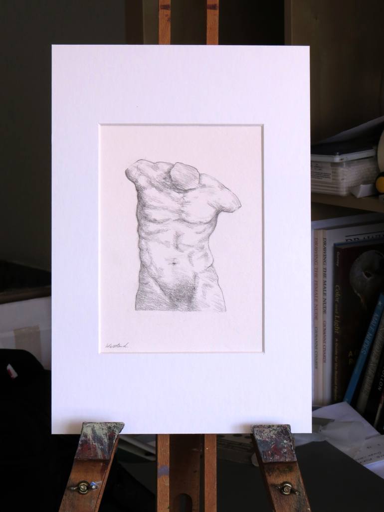 Original Black & White Nude Drawing by Jacqueline Westland