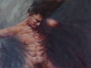 Original Figurative Erotic Paintings by Jacqueline Westland