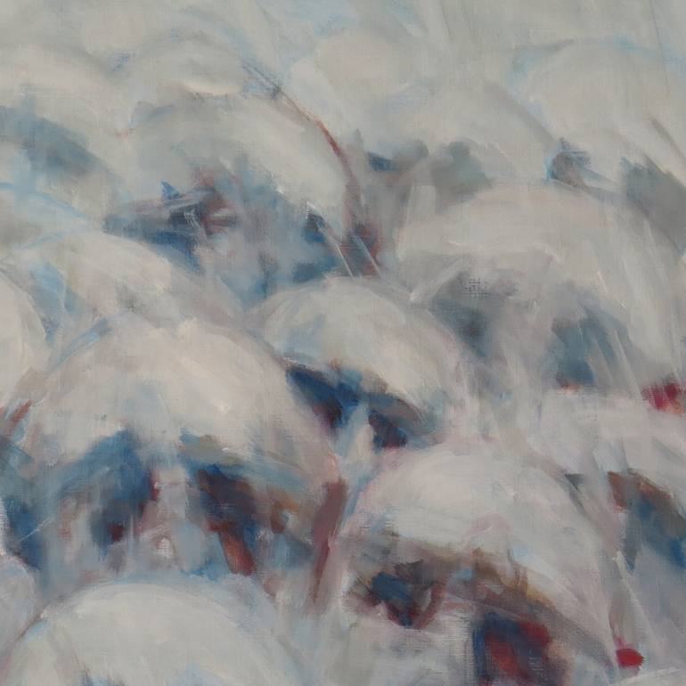 Original Expressionism People Painting by Jacqueline Westland