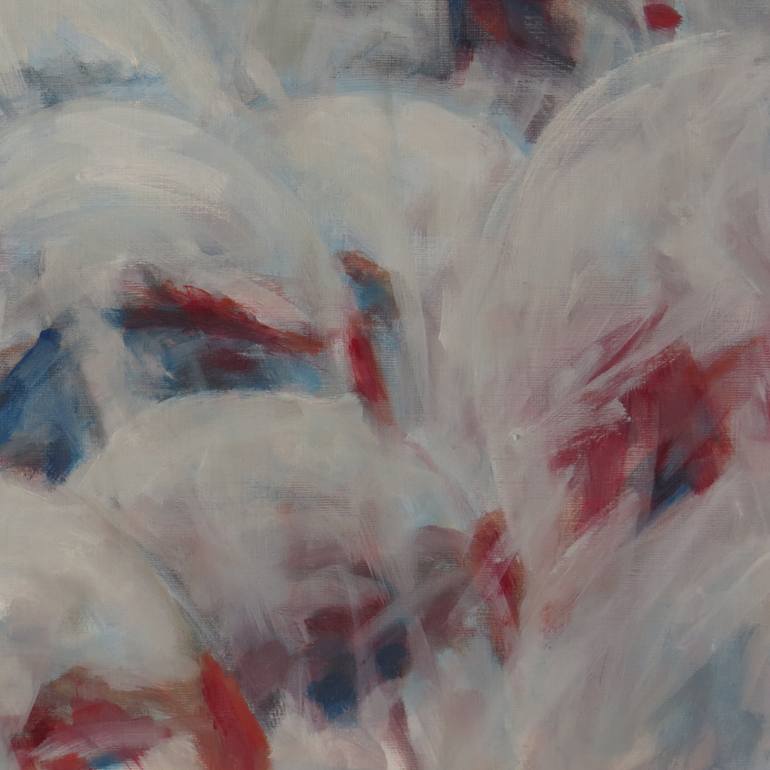 Original Expressionism People Painting by Jacqueline Westland