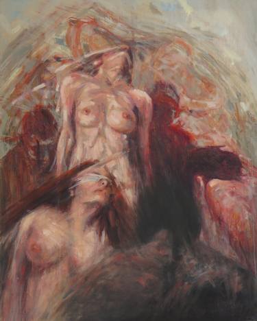 Print of Expressionism Erotic Paintings by Jacqueline Westland