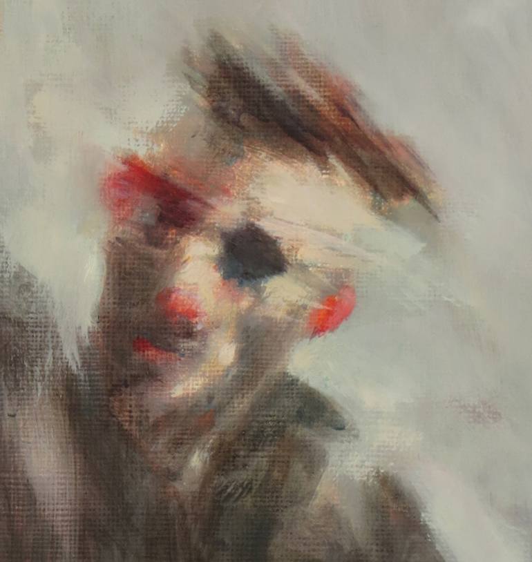 Original Expressionism People Painting by Jacqueline Westland