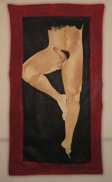 Original Erotic Painting by rossana turri