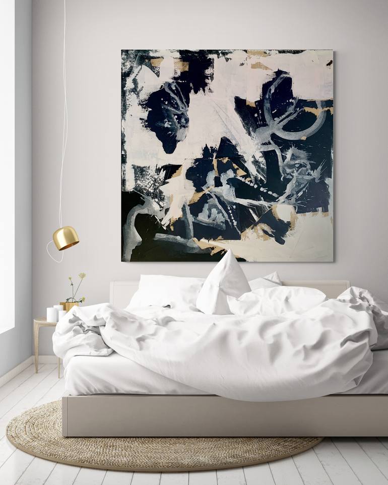 Original Abstract Expressionism Abstract Painting by Anita Kaufmann