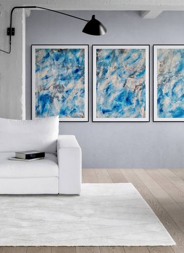 Original Abstract Boat Paintings by Anita Kaufmann