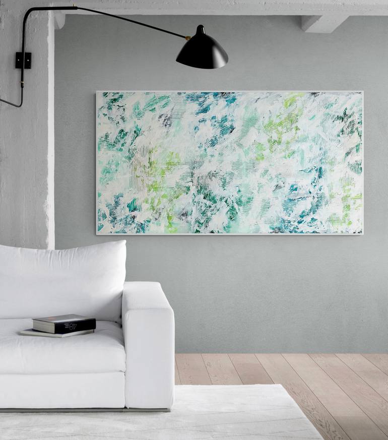 Original Abstract Expressionism Abstract Painting by Anita Kaufmann
