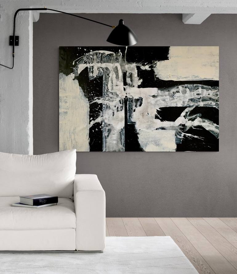 Original Abstract Expressionism Abstract Painting by Anita Kaufmann