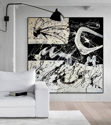 Original Abstract Expressionism Abstract Paintings by Anita Kaufmann