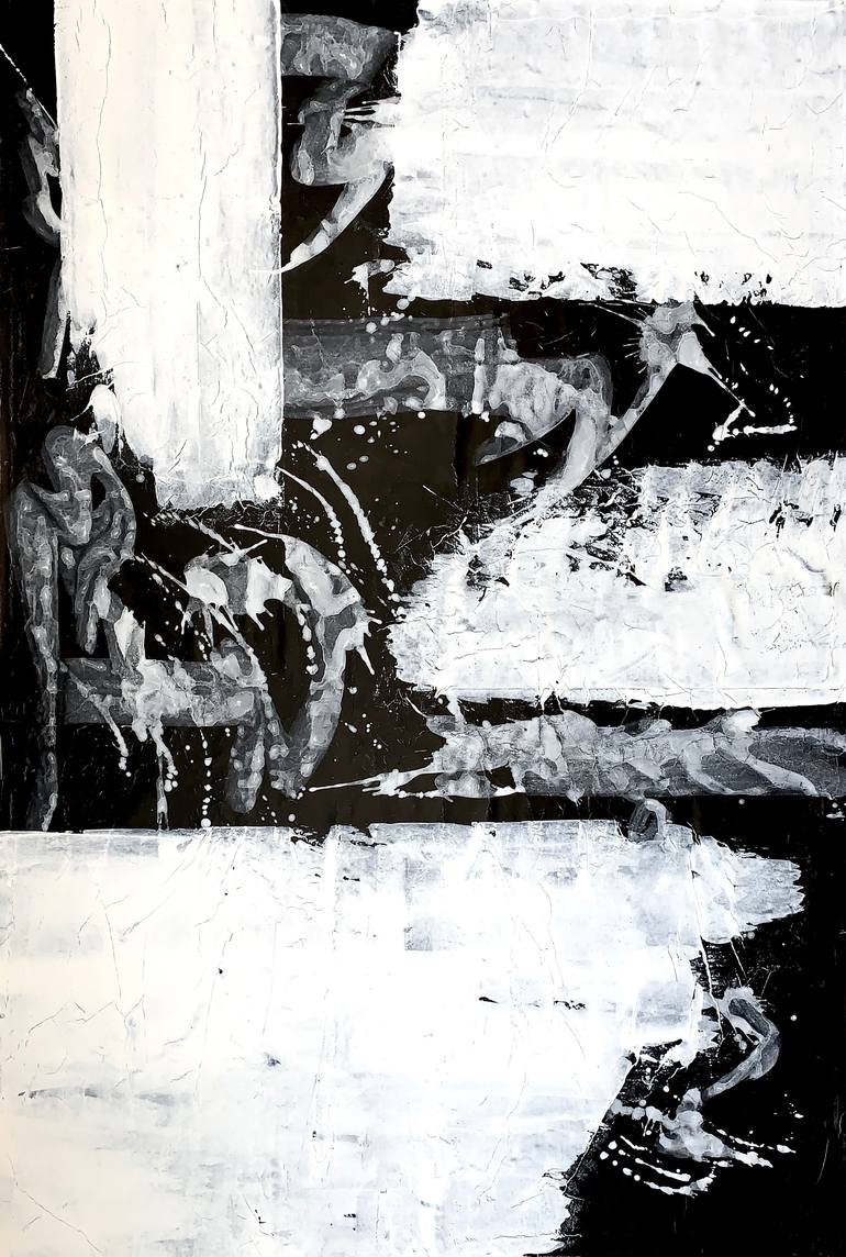 Original Abstract Expressionism Abstract Painting by Anita Kaufmann
