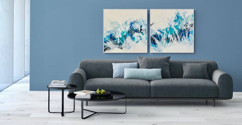 Original Contemporary Abstract Painting by Anita Kaufmann