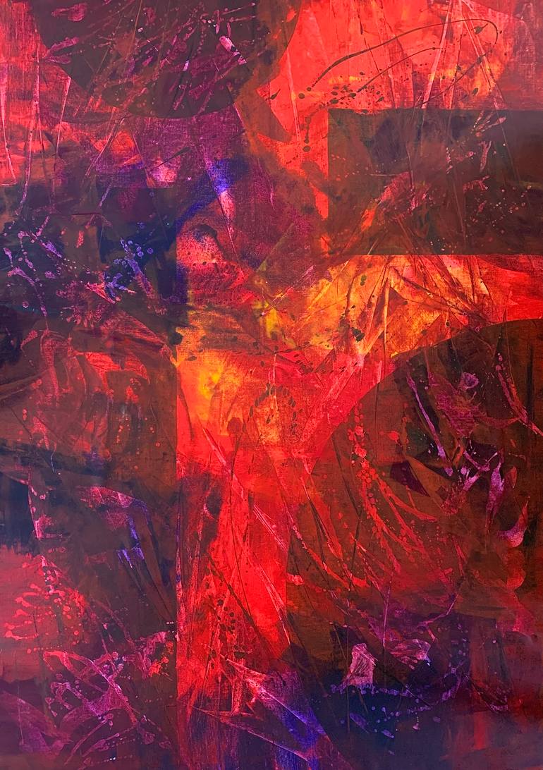 Original Contemporary Abstract Painting by Anita Kaufmann