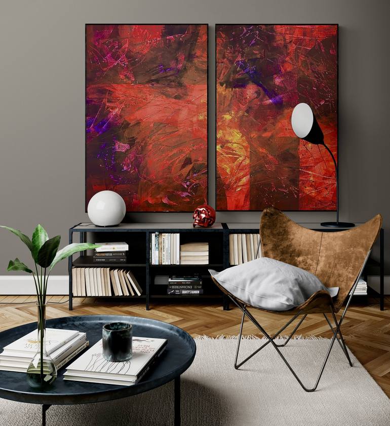 Original Contemporary Abstract Painting by Anita Kaufmann