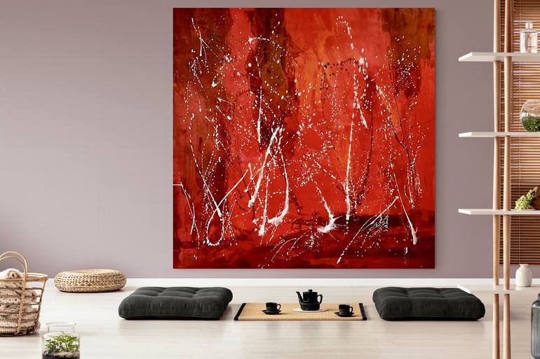 Original Contemporary Abstract Painting by Anita Kaufmann