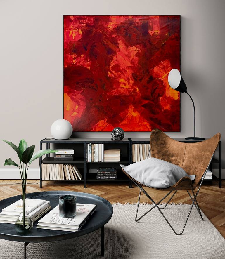 Original Contemporary Abstract Painting by Anita Kaufmann