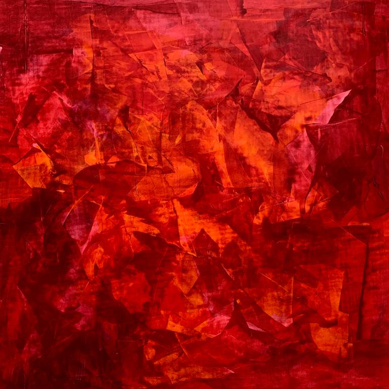Original Contemporary Abstract Painting by Anita Kaufmann