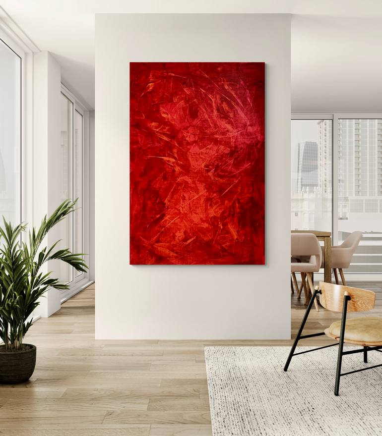 Original Contemporary Abstract Painting by Anita Kaufmann