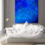 Beyond the sea no. 3724 large blue abstract by Anita Kaufmann