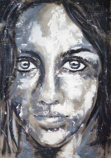 Original Fine Art Portrait Paintings by Anita Kaufmann