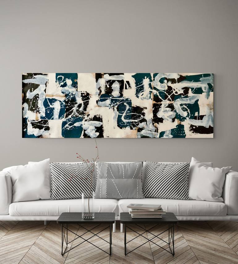 Original Fine Art Abstract Painting by Anita Kaufmann