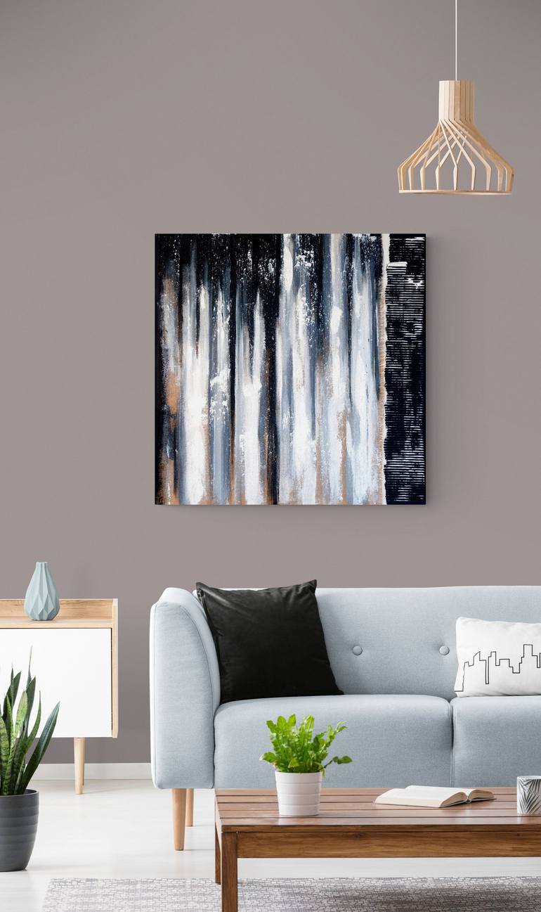 Original Fine Art Abstract Painting by Anita Kaufmann