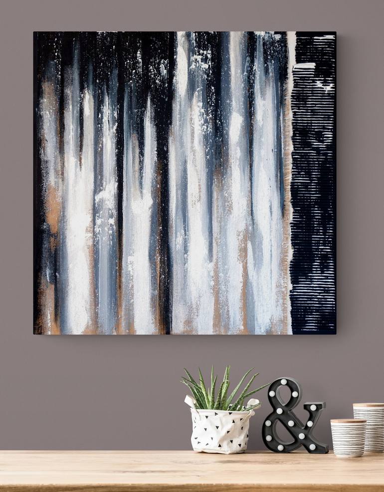 Original Fine Art Abstract Painting by Anita Kaufmann