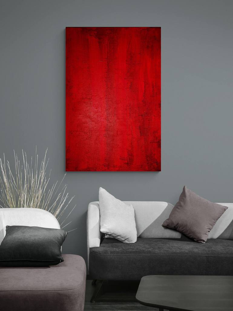 Original Minimalism Abstract Painting by Anita Kaufmann