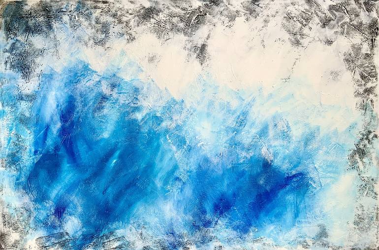 Original Fine Art Abstract Painting by Anita Kaufmann