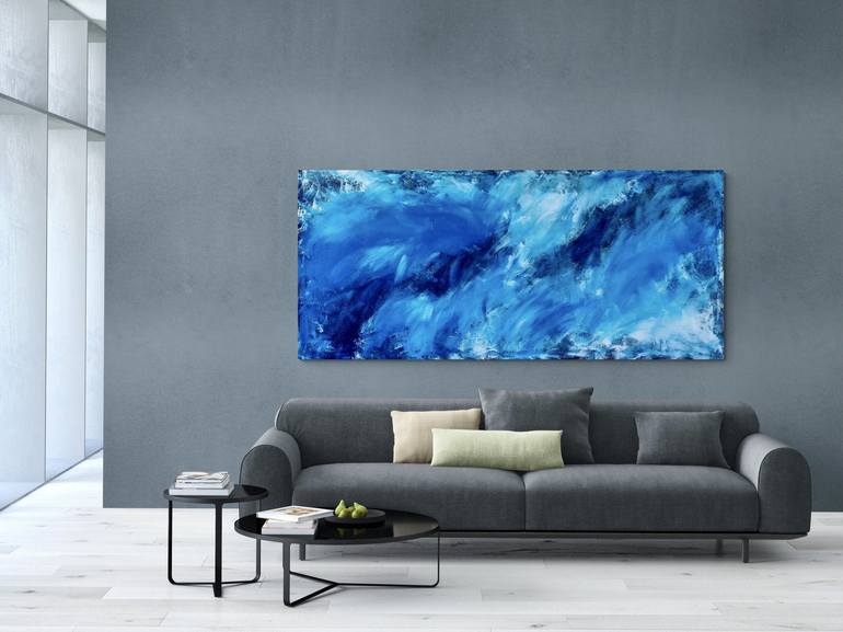 Original Fine Art Abstract Painting by Anita Kaufmann