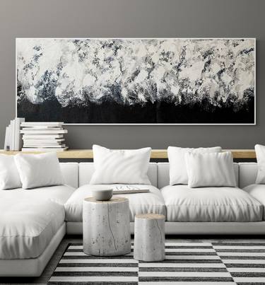 Abstract no. 7221 XXL black and white minimalism thumb