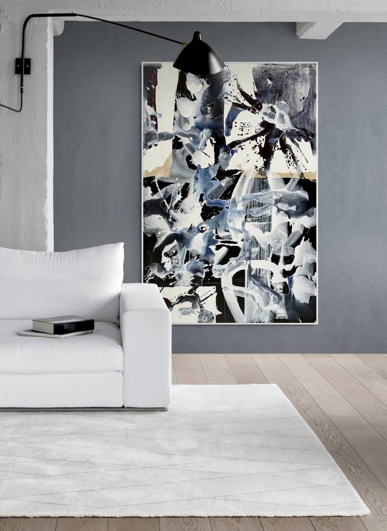 Original Abstract Expressionism Abstract Painting by Anita Kaufmann