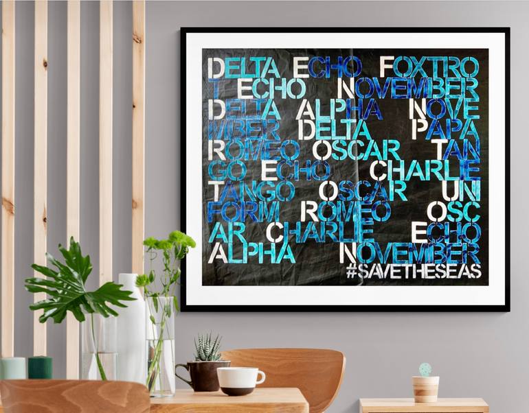 Original Abstract Boat Painting by Anita Kaufmann