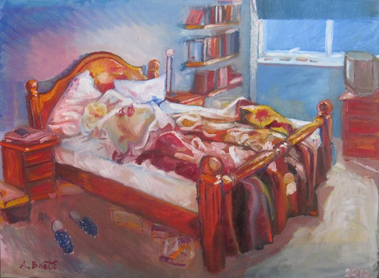 Original Documentary Home Painting by Aleksandar BašIć