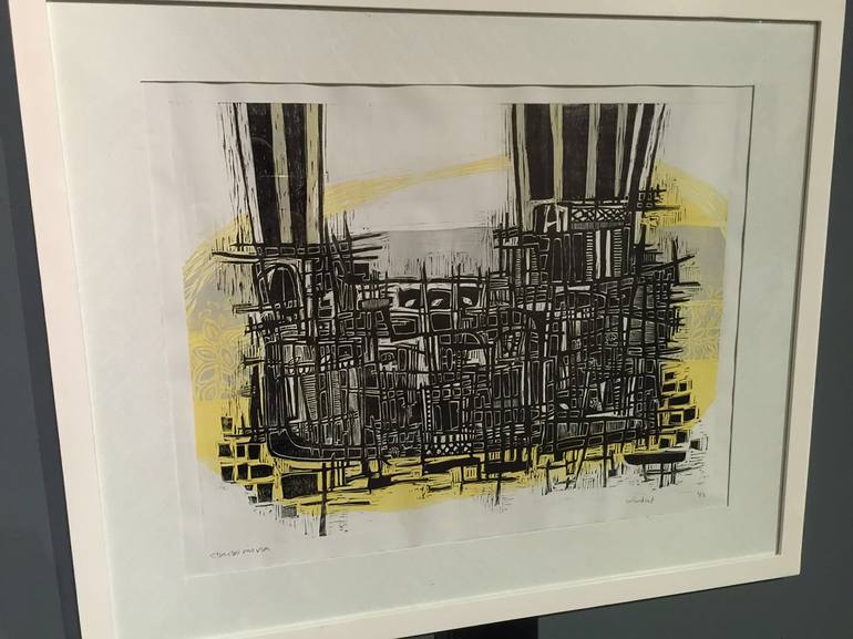 Original Cities Printmaking by amani mousa