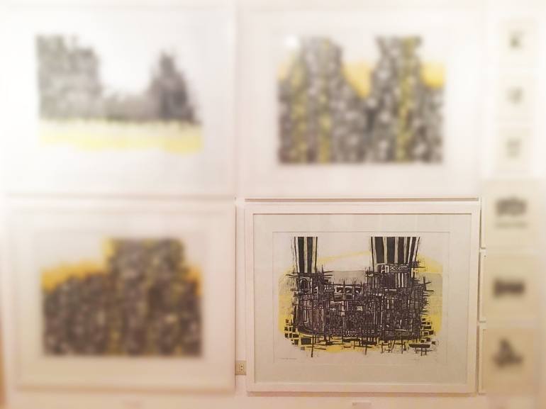 Original Cities Printmaking by amani mousa