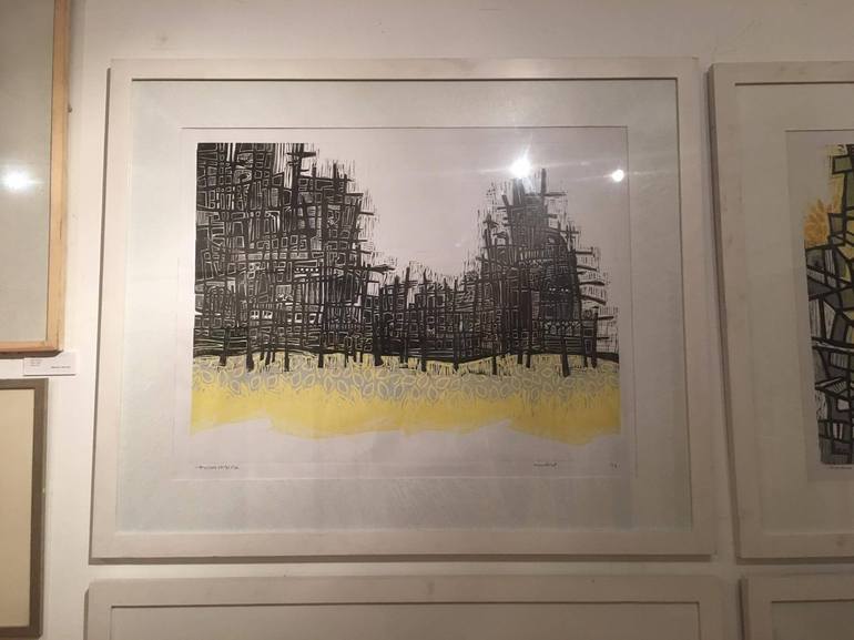 Original Cities Printmaking by amani mousa