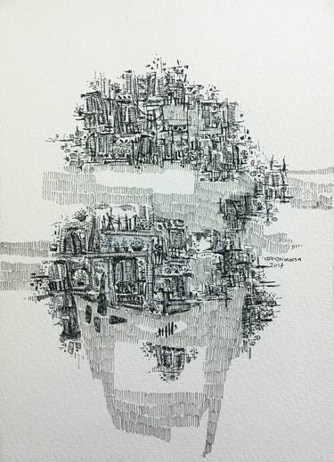 Print of Cities Drawings by amani mousa