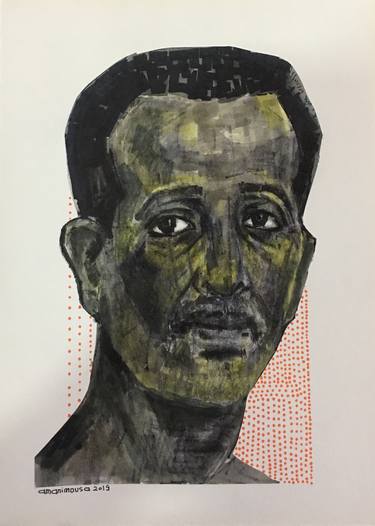 Print of Portraiture Portrait Drawings by amani moussa
