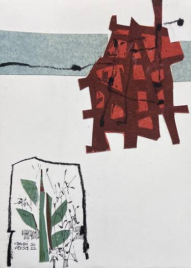 Print of Minimalism Landscape Collage by amani mousa
