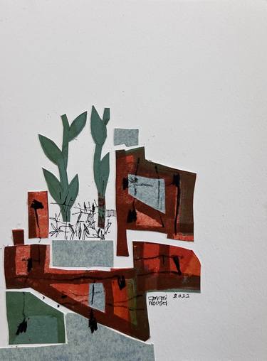 Print of Minimalism Landscape Collage by amani mousa