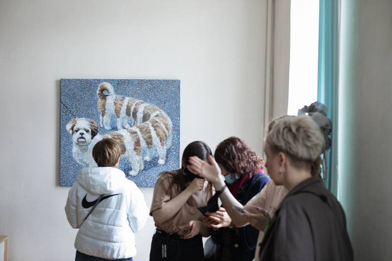 Original Figurative Animal Painting by Masha Ivanova
