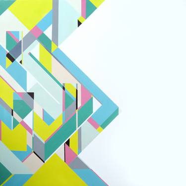 Original Geometric Painting by thierry florit