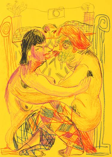 Print of Erotic Drawings by Ania Kucharek