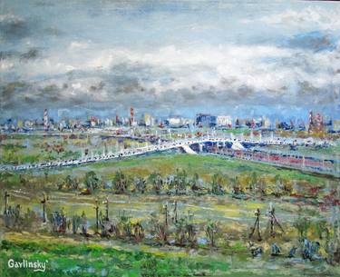 Oil painting on canvas "Pulkovo heights" thumb